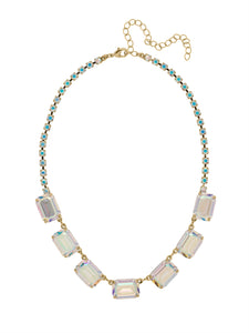 Sorrelli Crystal Aurora Borealis Kathleen Repeating Tennis Necklace