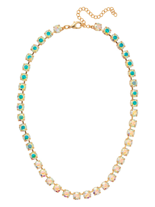Sorrelli Crystal Aurora Borealis Matilda Tennis Necklace