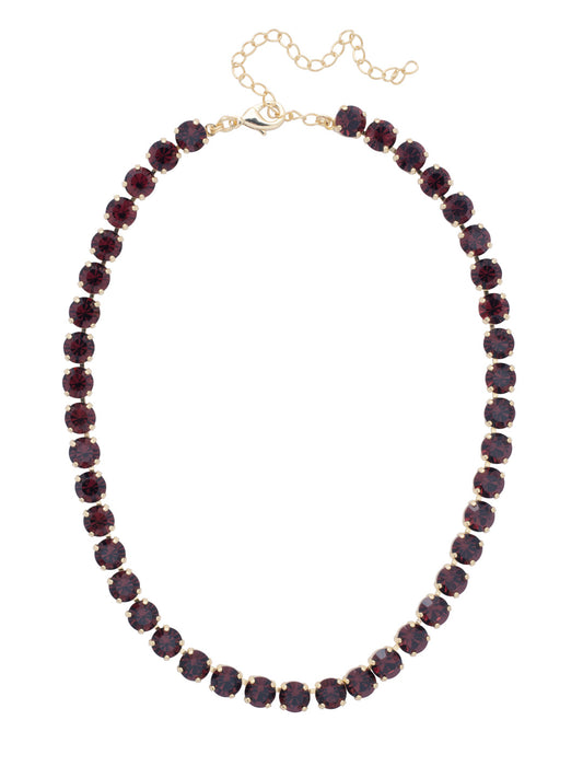 Sorrelli Merlot Matilda Tennis Necklace
