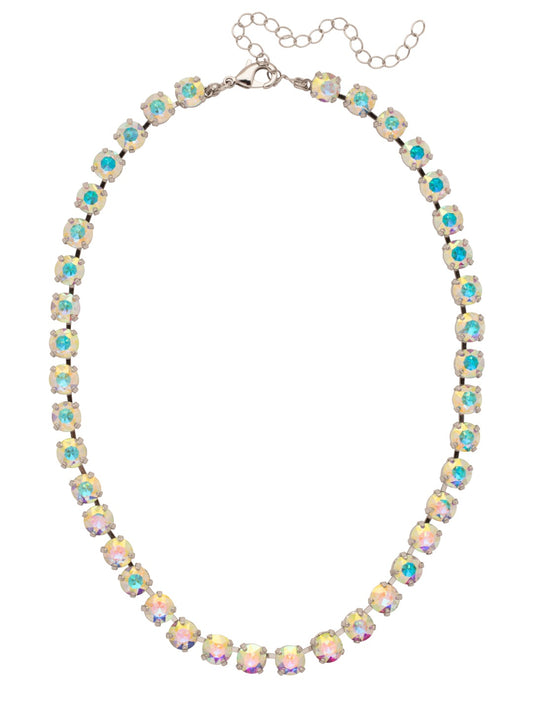 Sorrelli Crystal Aurora Borealis Matilda Tennis Necklace
