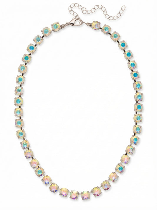 Sorrelli Crystal Aurora Borealis Matilda Tennis Necklace