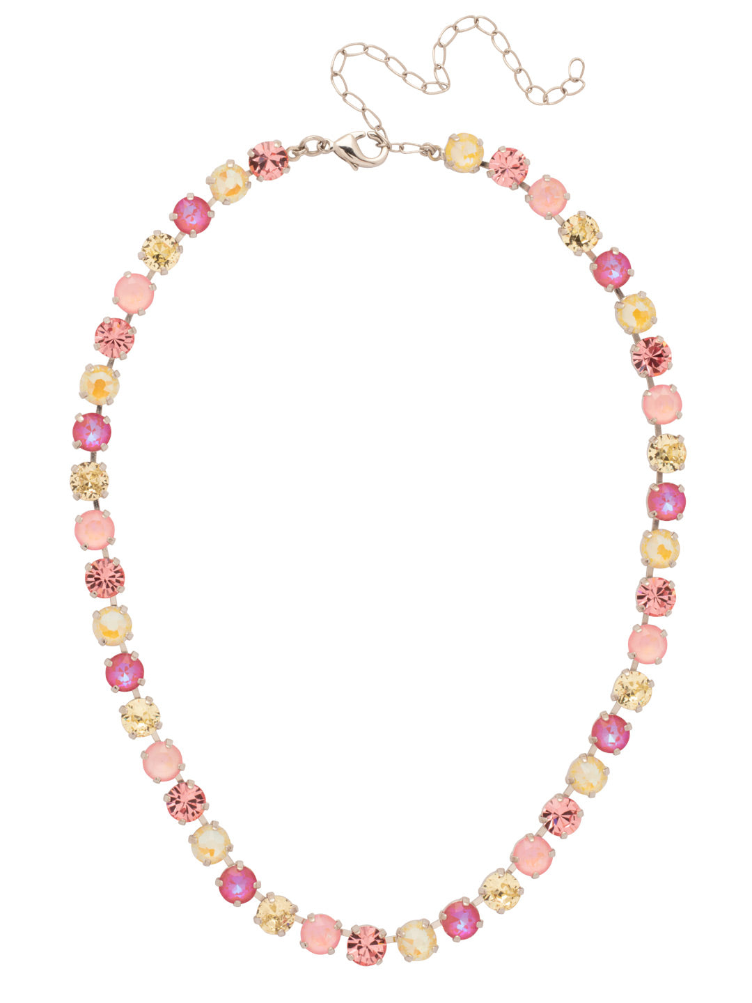 Sorrelli Pink Pineapple Matilda Tennis Necklace