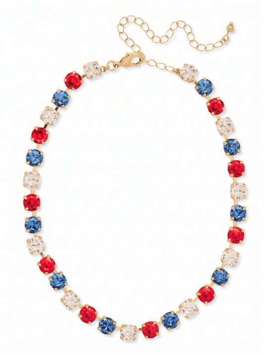 Sorrelli Stars and Stripes Matilda Choker Necklace