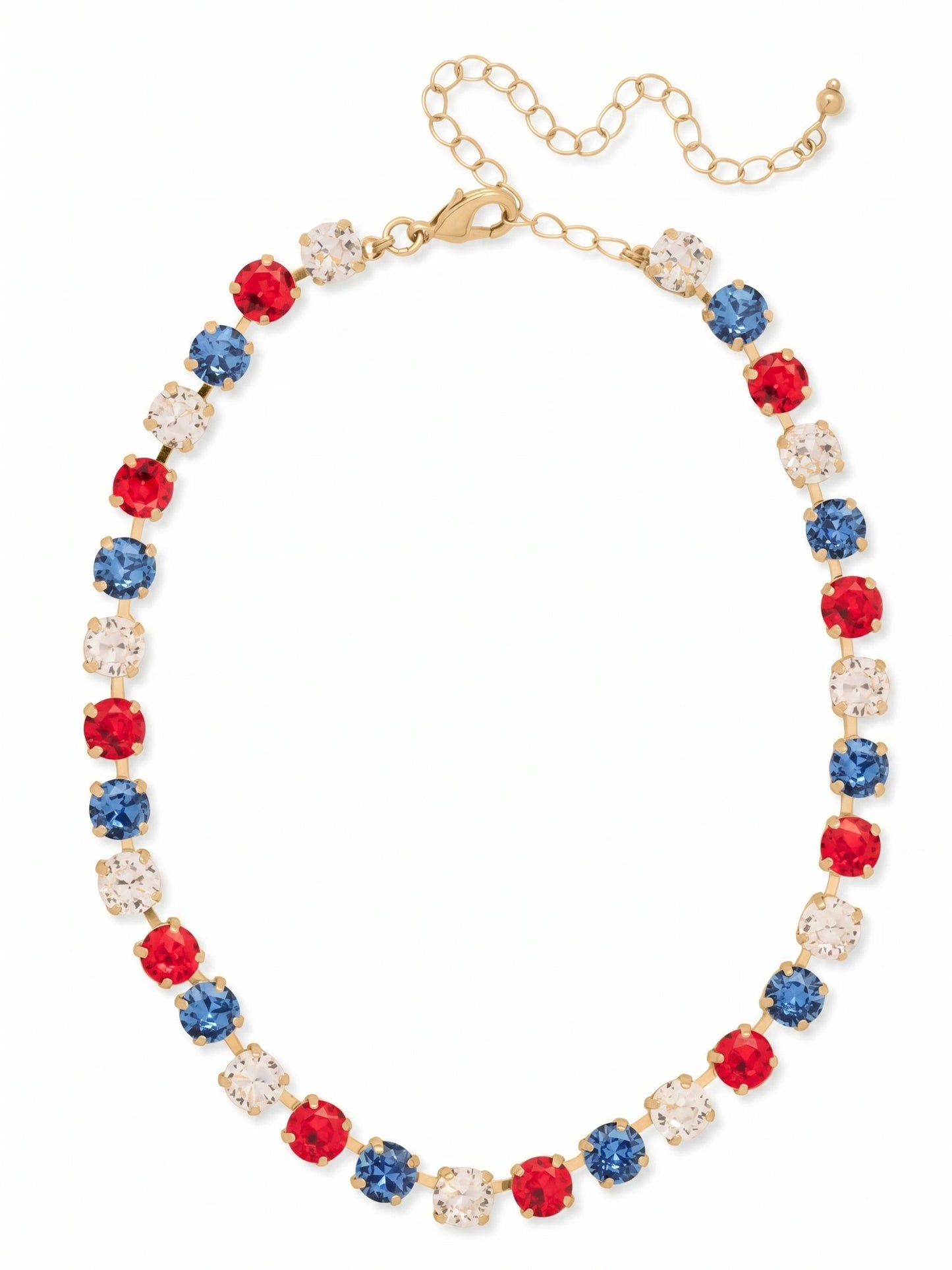 Sorrelli Stars and Stripes Matilda Choker Necklace