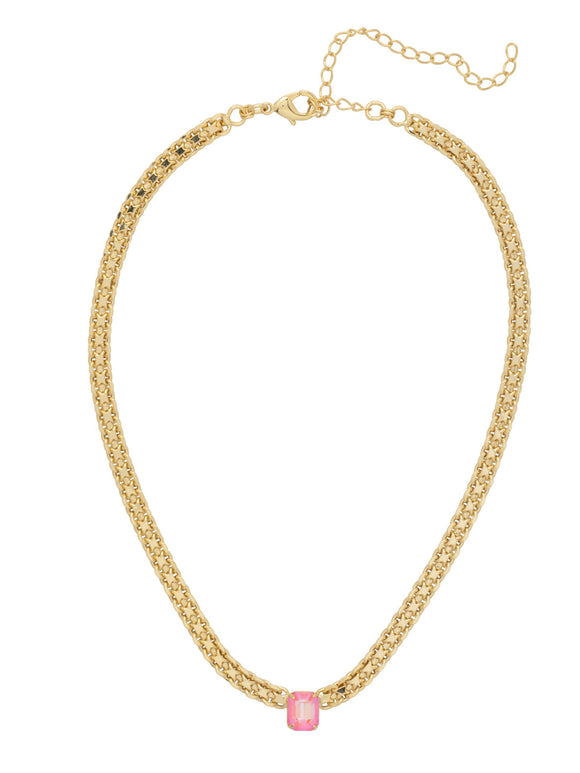 Sorrelli Big Flirt Octavia Single Crystal Tennis Necklace