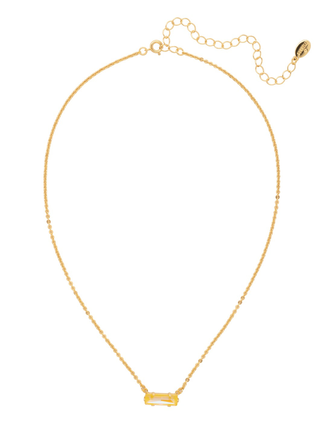Sorrelli Light Topaz Delite Bindi Pendant Necklace