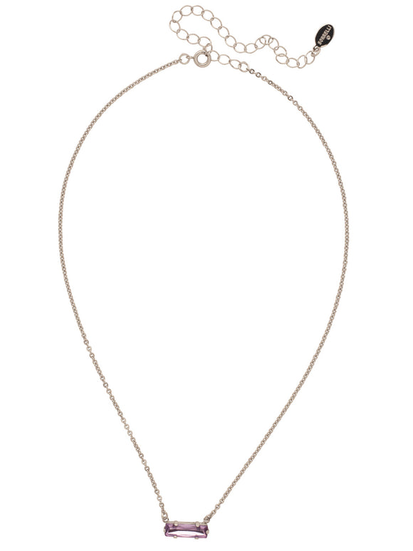 Sorrelli Lilac Champagne Bindi Pendant Necklace