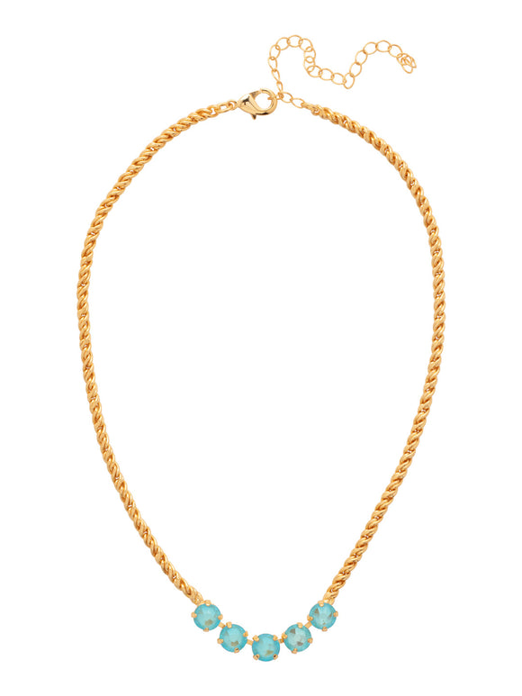 Sorrelli Summer Blue Delite Shannon Tennis Necklace