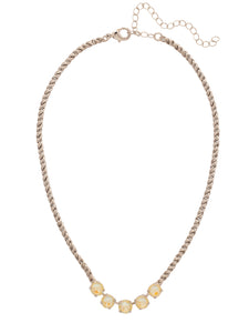 Sorrelli Light Topaz Delite Shannon Tennis Necklace