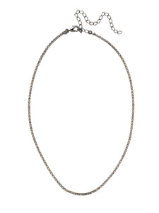 Sorrelli Black Diamond Mini Marnie Tennis Necklace