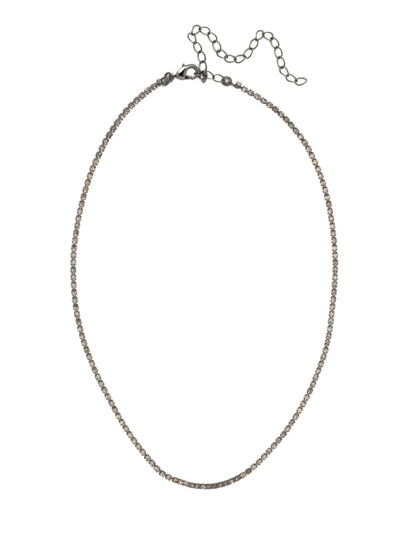 Sorrelli Black Diamond Mini Marnie Tennis Necklace