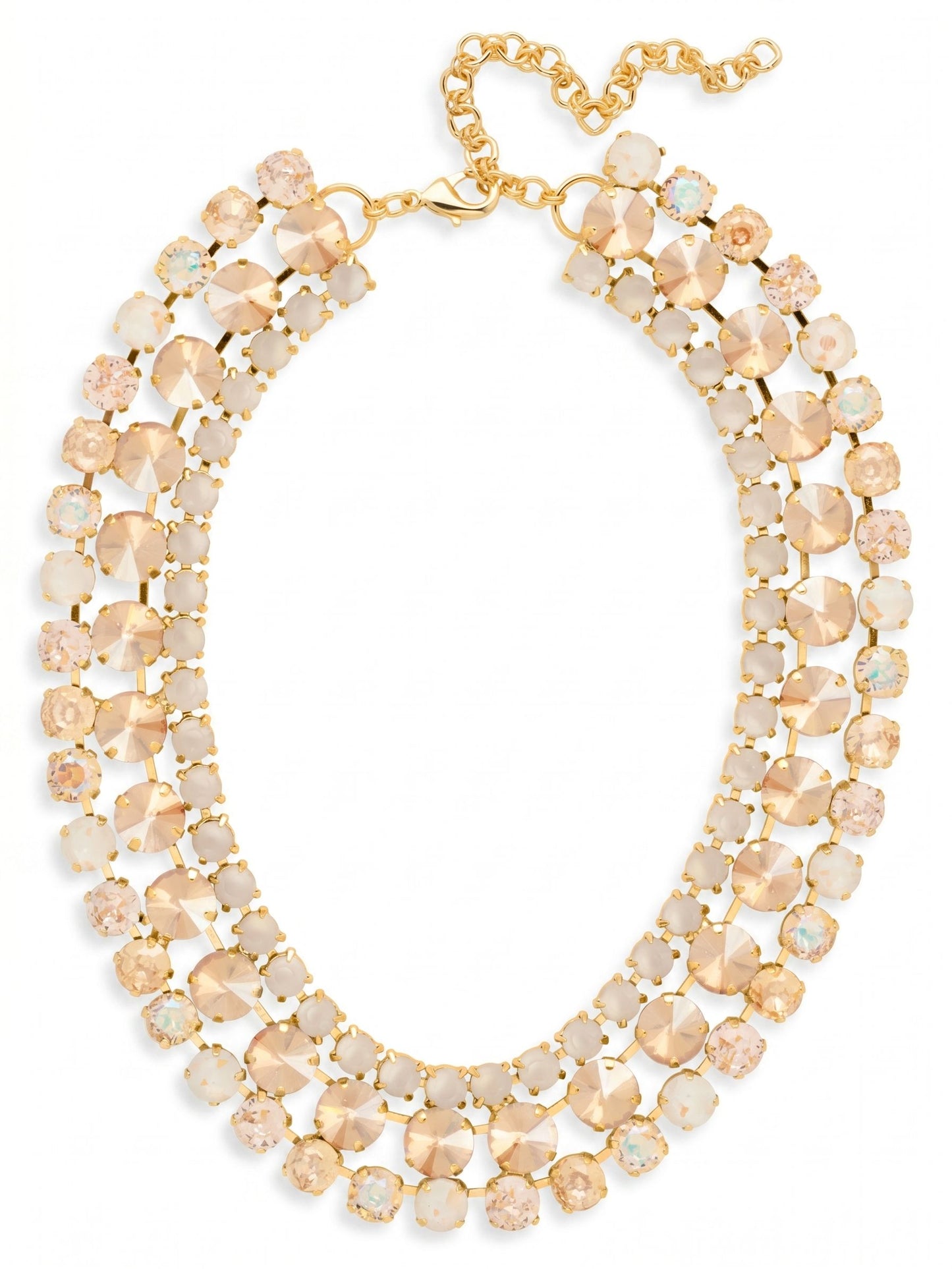 Sorrelli Golden Goddess Sloane Layered Statement Necklace