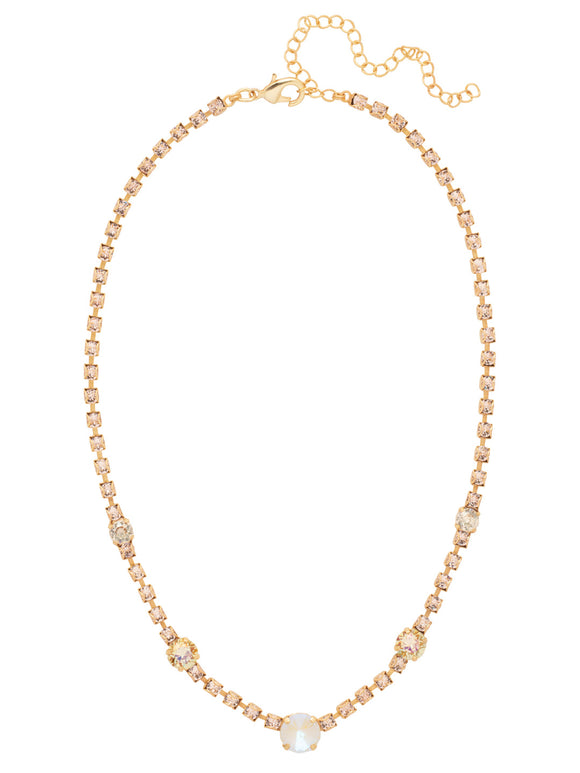 Sorrelli Golden Goddess Hazel Tennis Necklace