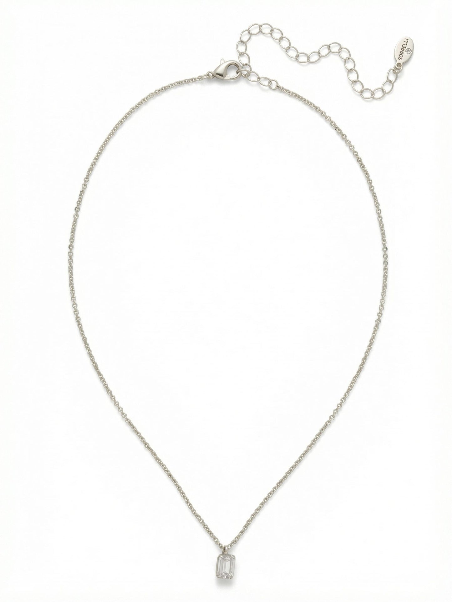 Sorrelli Crystal Petite Emerald Pendant Necklace
