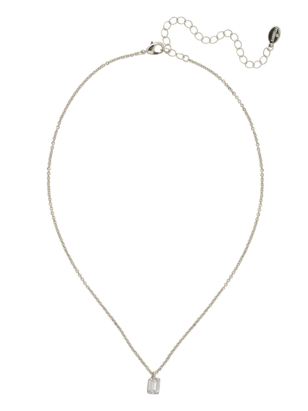 Sorrelli Crystal Petite Emerald Pendant Necklace