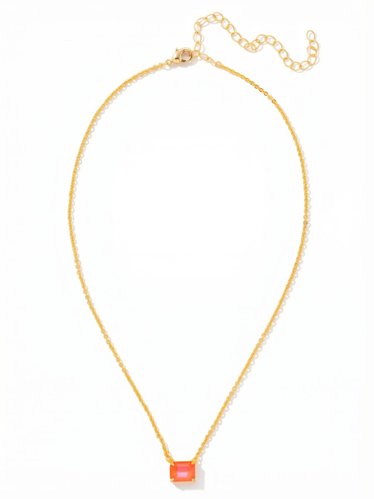 Sorrelli Electric Hyacinth Octavia Single Crystal Pendant Necklace