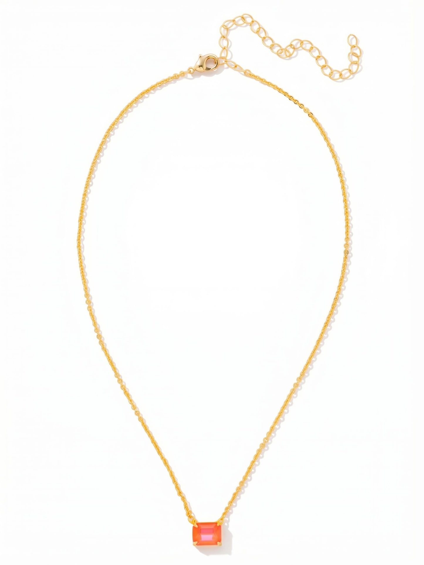 Sorrelli Electric Hyacinth Octavia Single Crystal Pendant Necklace
