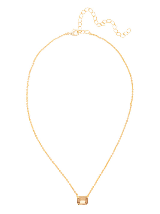 Sorrelli Light Colorado Octavia Single Crystal Pendant Necklace