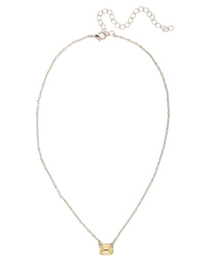 Sorrelli Jonquil Octavia Single Crystal Pendant Necklace