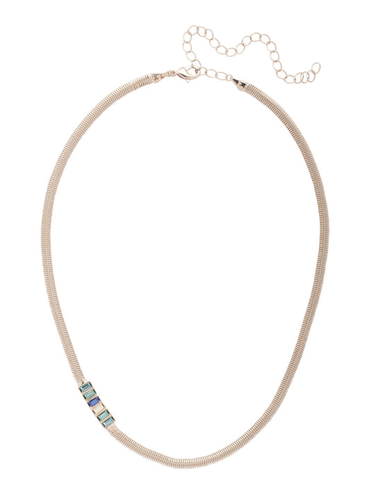 Sorrelli Electric Blue Secily Tennis Necklace