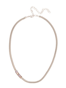 Sorrelli Lilac Champagne Secily Tennis Necklace