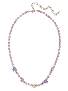 Sorrelli Lilac Champagne Mellie Tennis Necklace