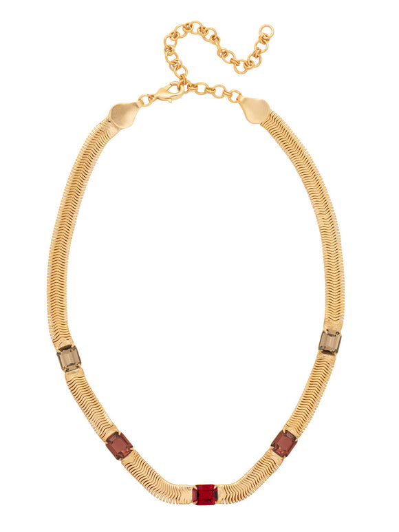 Sorrelli Maple Syrup Sadie Tennis Necklace