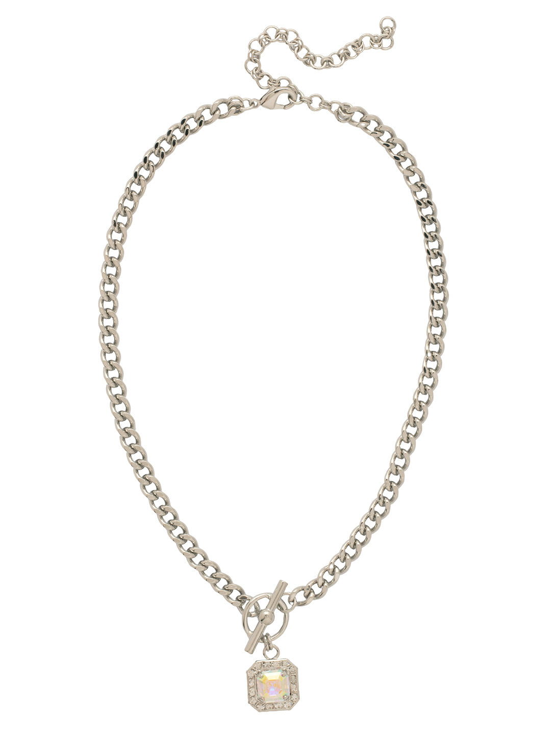 Sorrelli Crystal Aurora Borealis Autumn Pendant Necklace