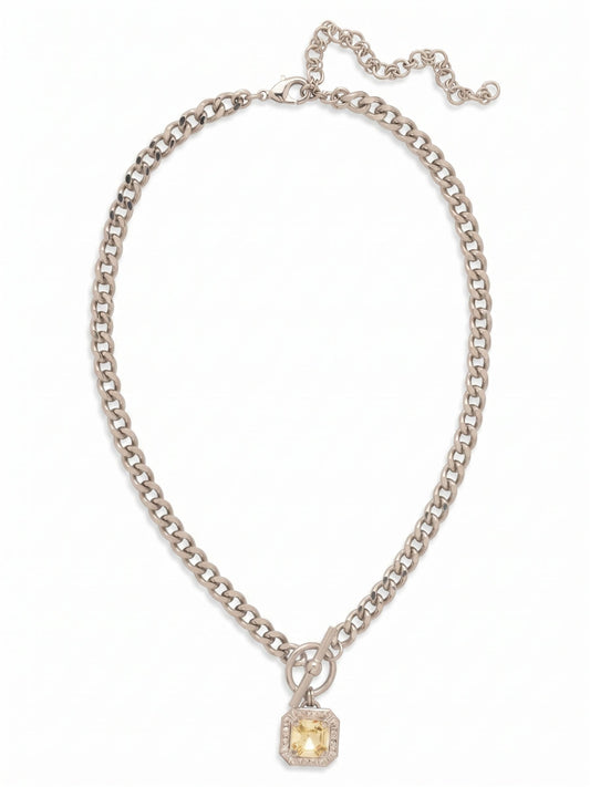 Sorrelli Lemon Zest Autumn Pendant Necklace