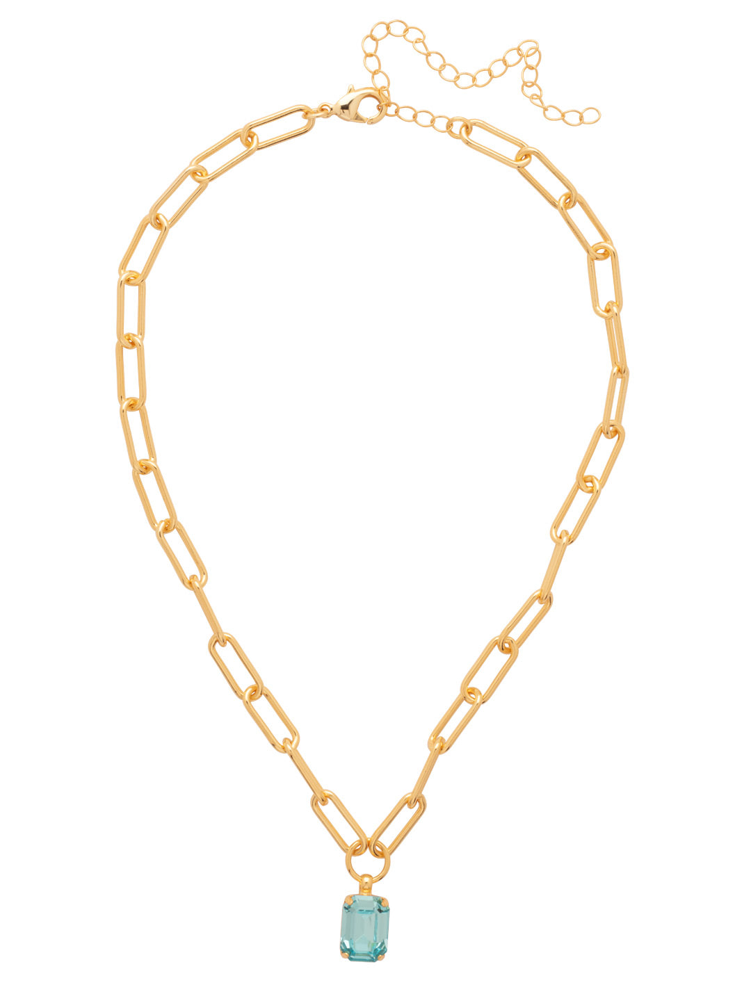 Sorrelli Aquamarine Nia Pendant Necklace
