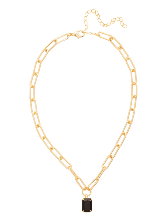 Sorrelli Jet Nia Pendant Necklace