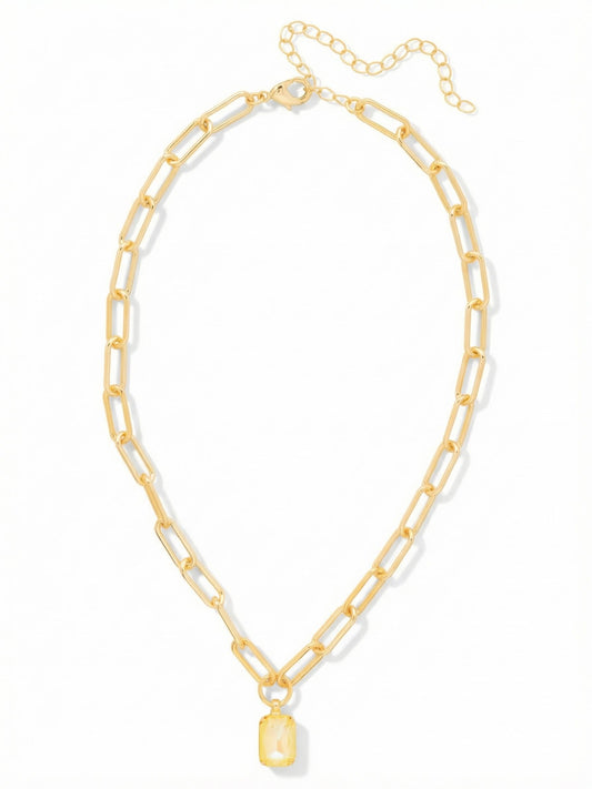 Sorrelli Light Topaz Delite Nia Pendant Necklace