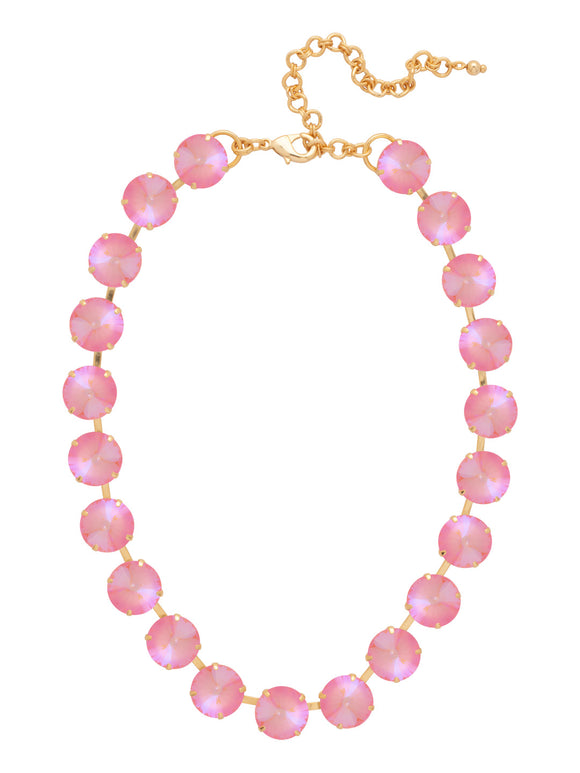 Sorrelli Light Rose Delite Nadine Tennis Necklace