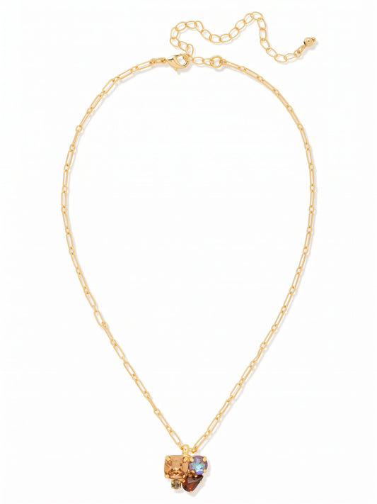 Sorrelli Honey Bourbon Anika Pendant Necklace