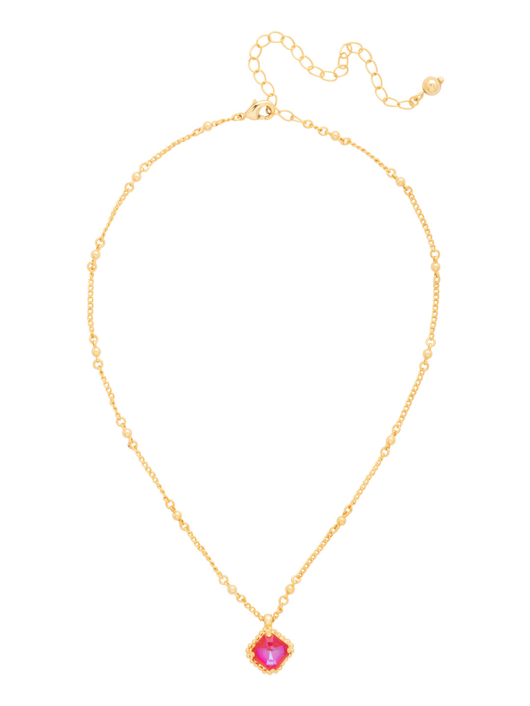 Sorrelli red velvet Izzy Decorated Pendant Necklace