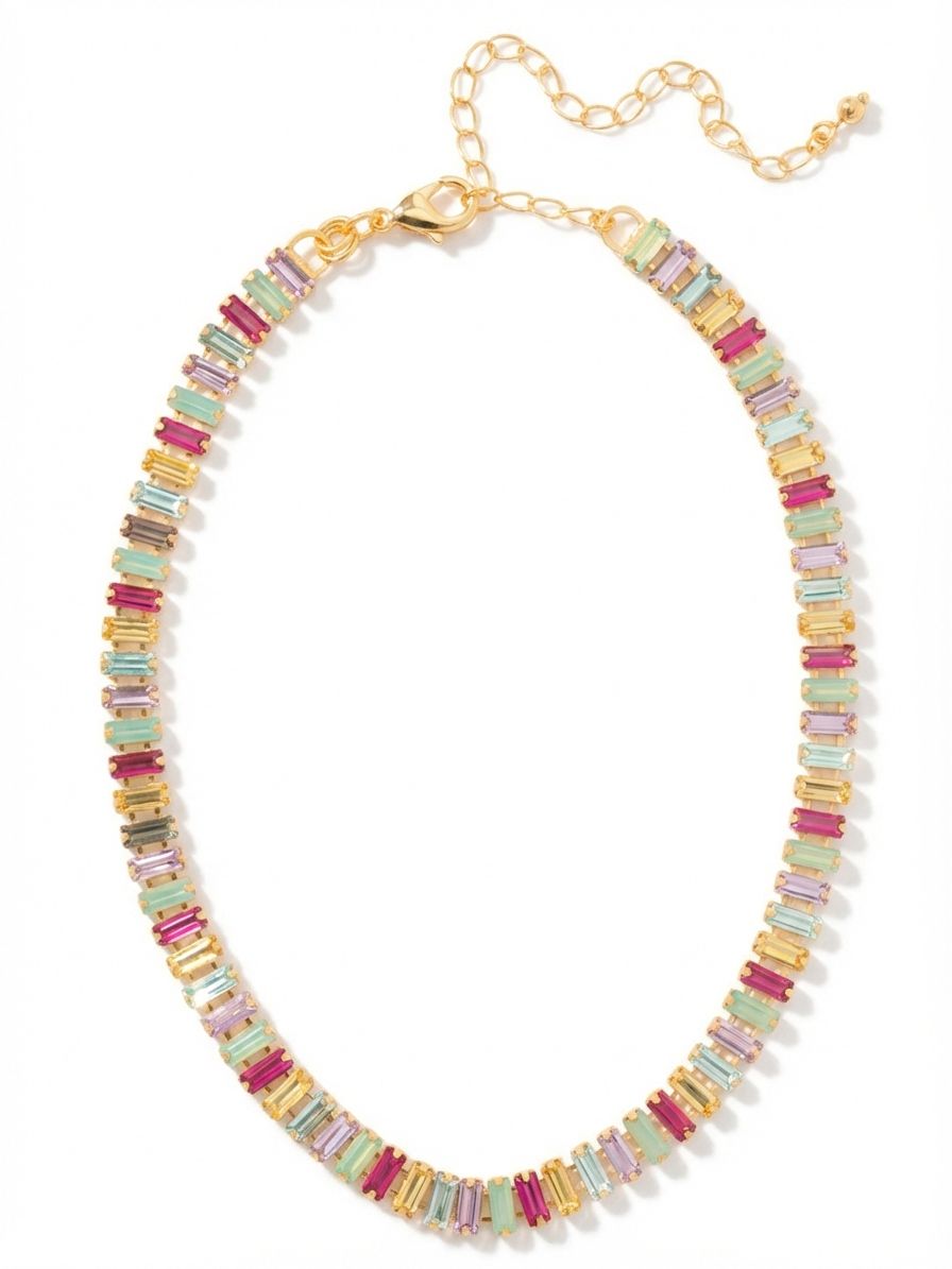 Sorrelli Candy Pop Bianca Choker Tennis Necklace