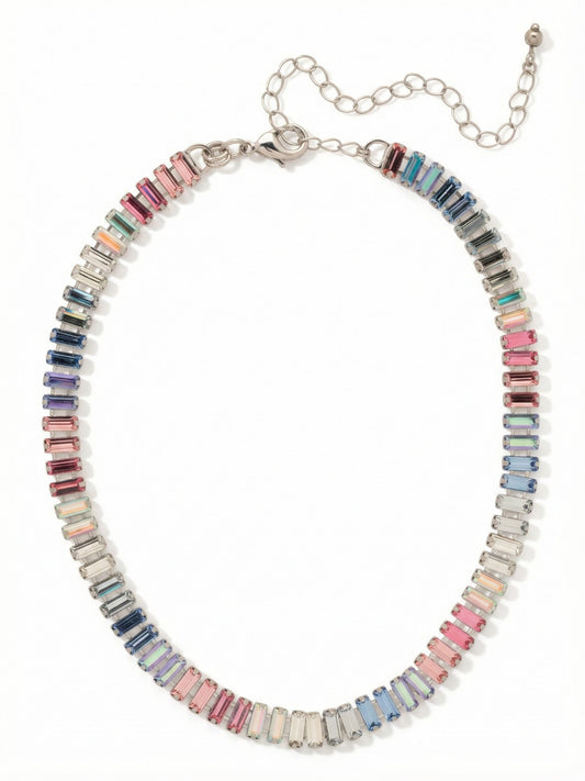 Sorrelli Peony Breeze Bianca Choker Tennis Necklace