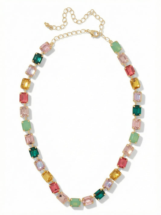 Sorrelli Candy Pop Octavia Repeating Tennis Necklace