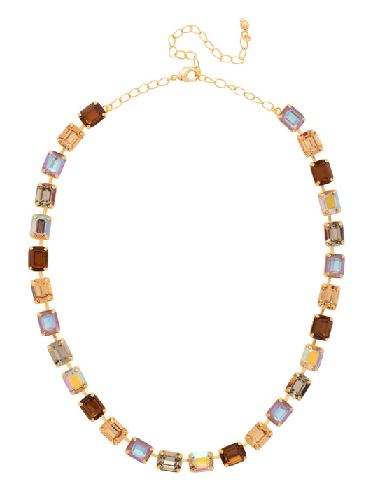 Sorrelli Honey Bourbon Octavia Repeating Tennis Necklace