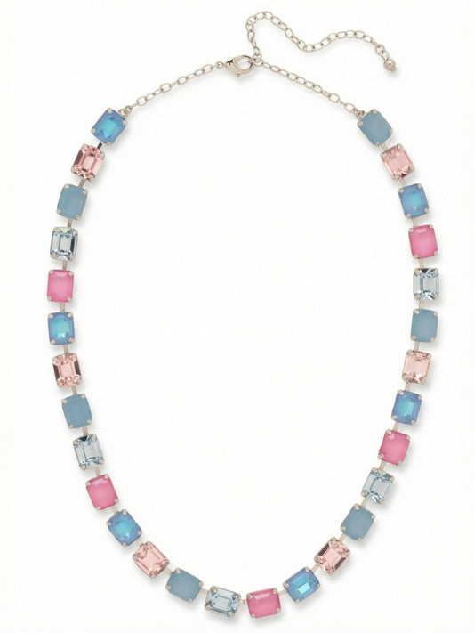 Sorrelli Peony Breeze Octavia Repeating Tennis Necklace