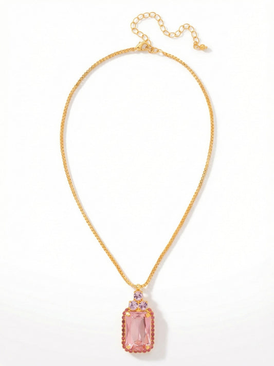 Sorrelli Panama Rose Viretta Embellished Pendant Necklace