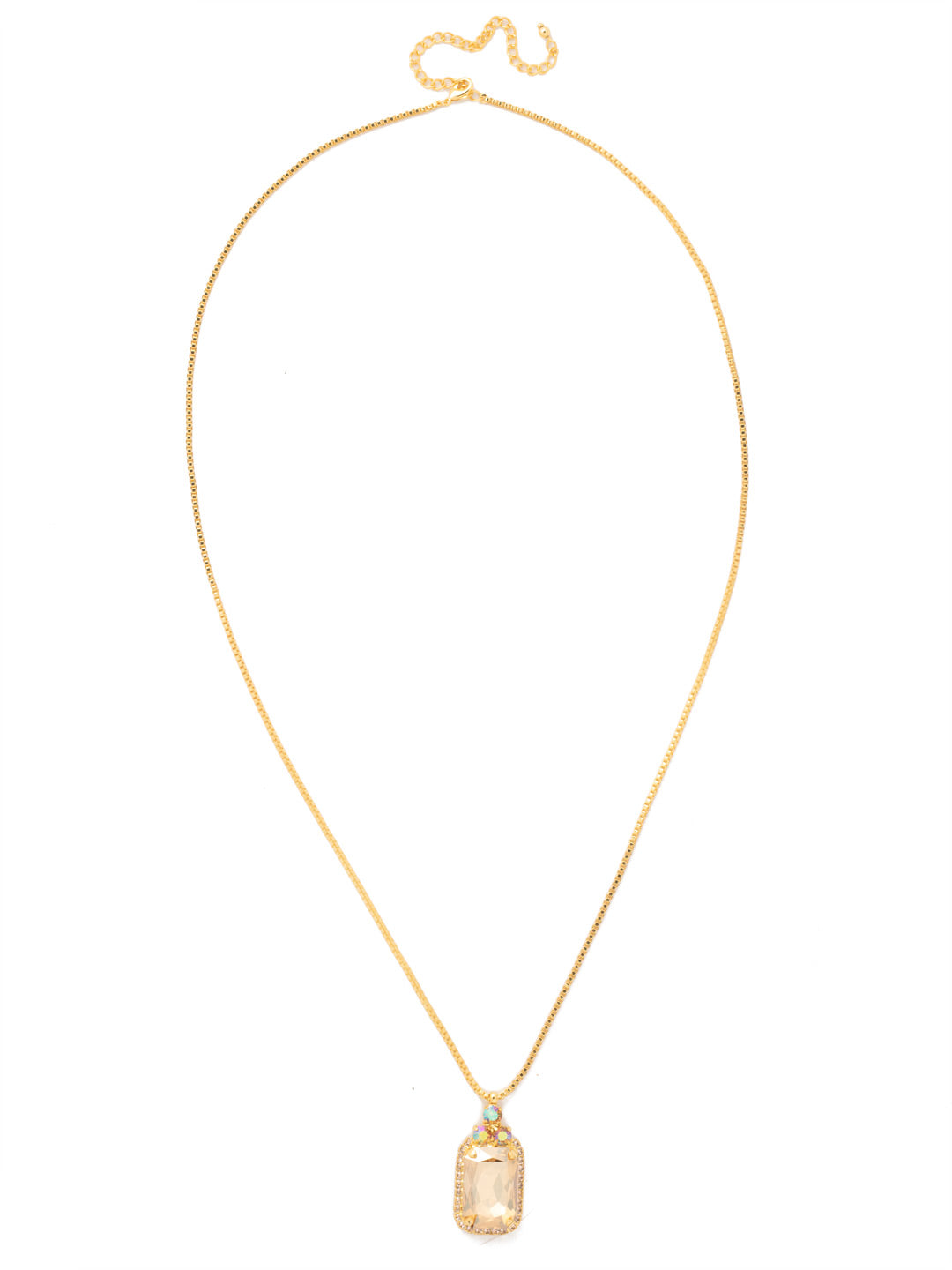 Sorrelli Chai Latte Viretta Embellished Pendant Necklace