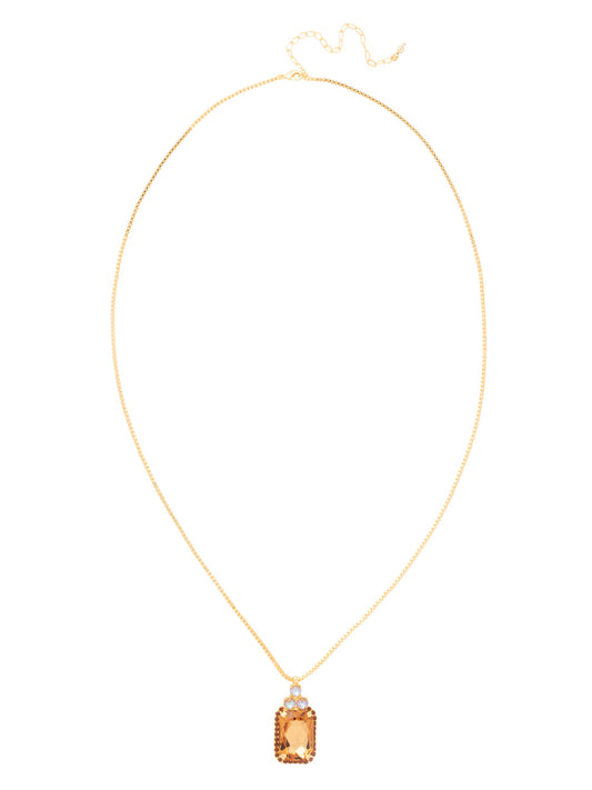 Sorrelli Honey Bourbon Viretta Embellished Pendant Necklace