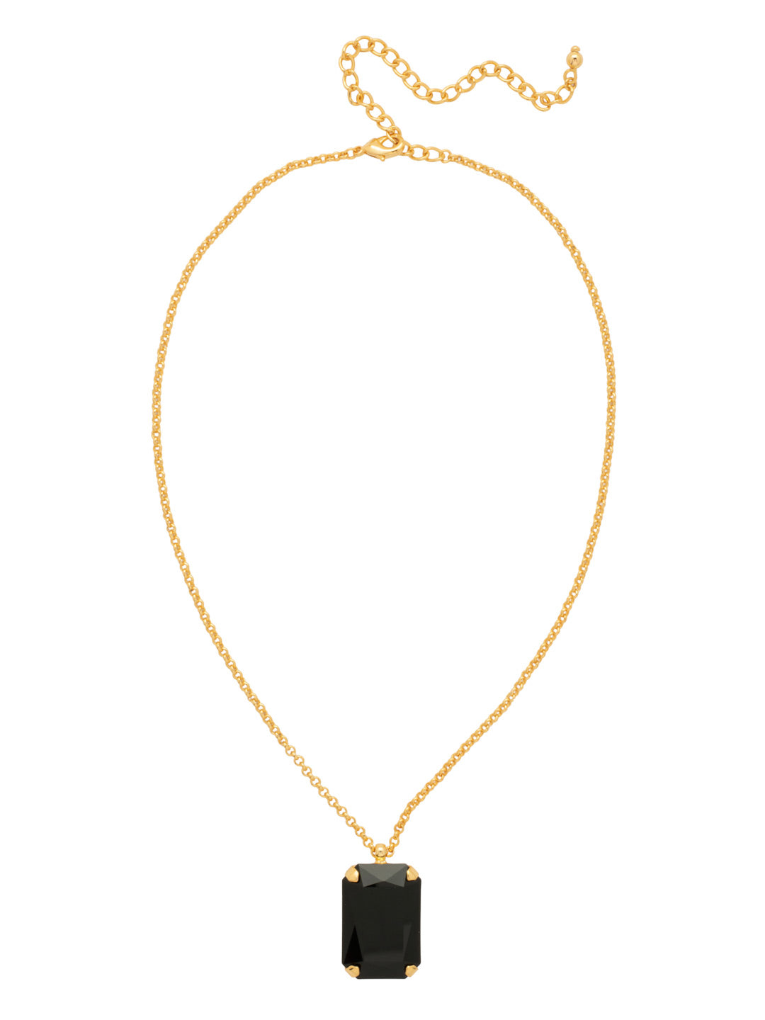 Sorrelli Jet Viretta Pendant Necklace