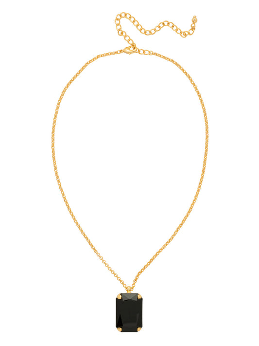 Sorrelli Jet Viretta Pendant Necklace