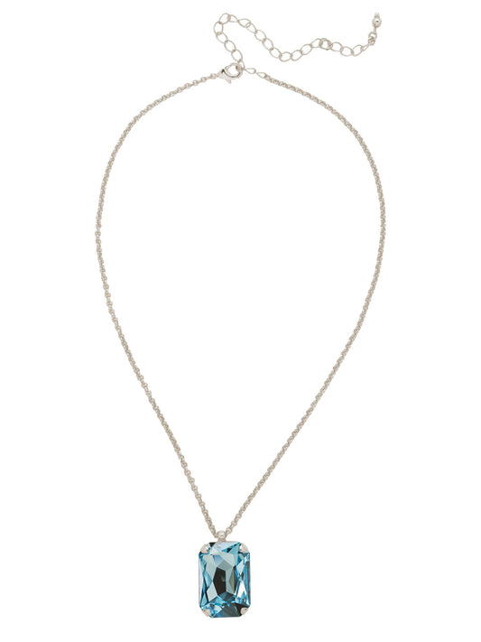 Sorrelli Aquamarine Viretta Pendant Necklace