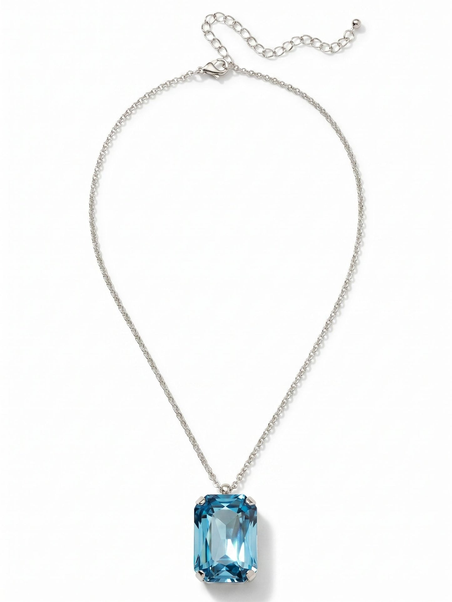 Sorrelli Aquamarine Viretta Pendant Necklace
