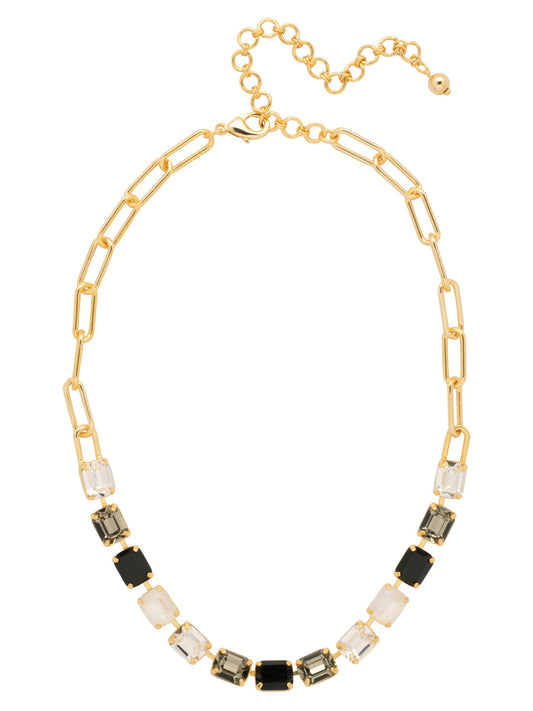 Sorrelli Starry Night Octavia Paperclip Tennis Necklace