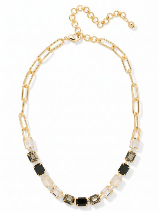 Sorrelli Starry Night Octavia Paperclip Tennis Necklace