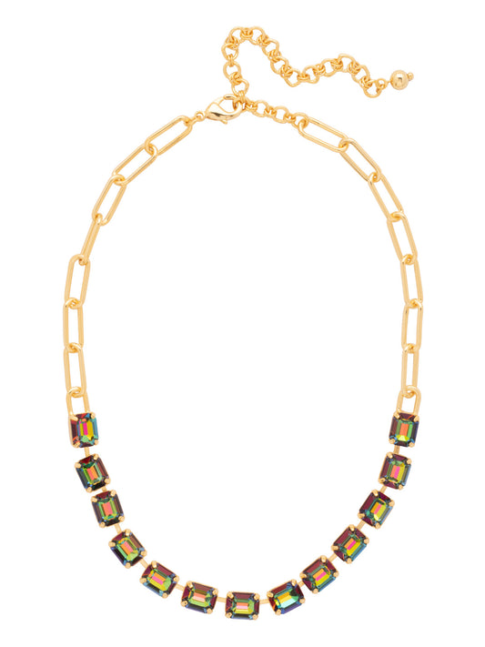 Sorrelli Volcano Octavia Paperclip Tennis Necklace